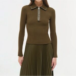 SIMKHAI Livana Knit Combo Top - Alligator